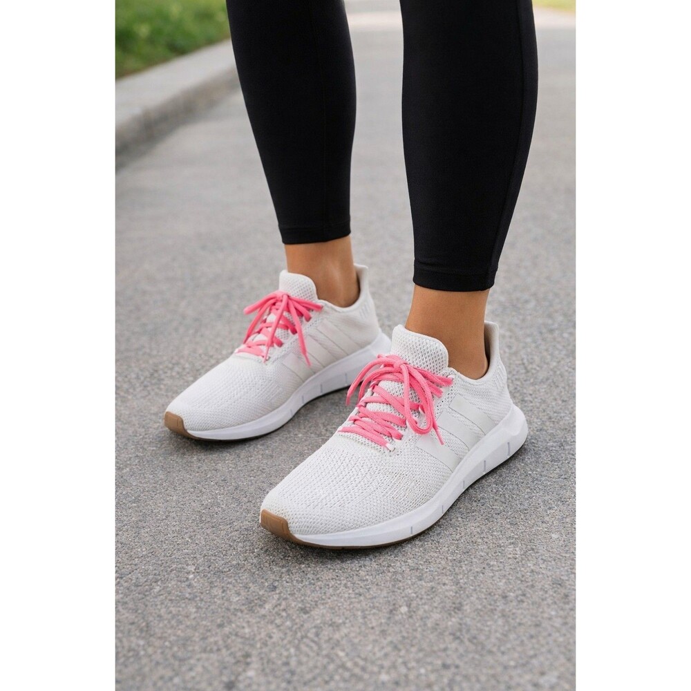 adidas white sneakers womens size 11.5